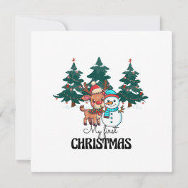 Mein erstes Weihnachten Karte