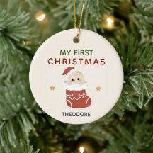 Mein erstes Weihnachten Kleines Ei-Ornament
