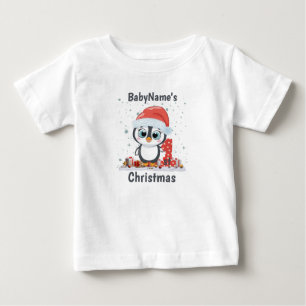 Mein erstes Weihnachten mit dem Namen niedliche Pi Baby T-shirt