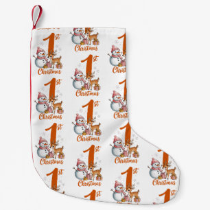 Mein erstes Weihnachten Rosa Hirsch Weihnachten Mä Kleiner Weihnachtsstrumpf