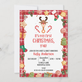 Mein erstes Weihnachten Y'all Meet and Greet Einladung