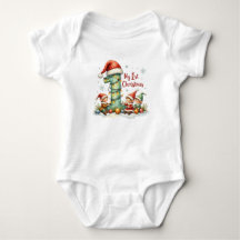 Mein erstes Weihnachts-Baby-Body