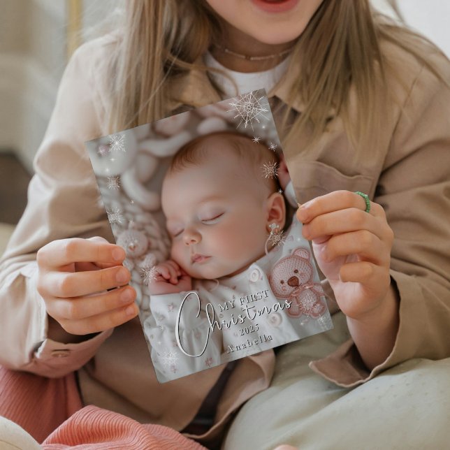 Mein erstes Weihnachts-Baby-Foto drucken Fotodruck (Von Creator hochgeladen)