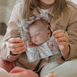 Mein erstes Weihnachts-Baby-Foto Postkarte