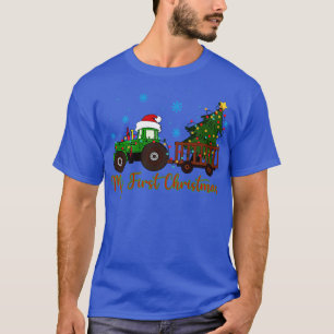 Mein erstes Weihnachts Green Tractor Baby Weihnach T-Shirt