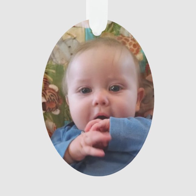 Mein erstes Weihnachts-neues Baby-Keepake Ornament (Vorderseite)