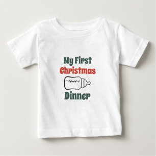 Mein erstes Weihnachtsessen Baby T-shirt