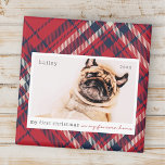 Mein erstes Weihnachtsfest für immer Zuhause Karie Magnet<br><div class="desc">Dieses einfache und klassische Design besteht aus Serifentypografie und fügt ein individuelles Foto für Haustiere hinzu. "Mein erstes Weihnachten in meiner ewigen Zuhause" schmückt das Design.</div>