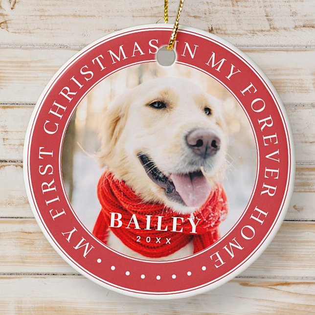 Mein erstes Weihnachtsfest für immer Zuhause Moder Keramik Ornament (Von Creator hochgeladen)