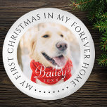 Mein erstes Weihnachtsfest für immer Zuhause Moder Magnet<br><div class="desc">Dieses einfache und klassische Design besteht aus Serifentypografie und fügt ein benutzerdefiniertes Foto hinzu. "Mein erstes Weihnachten in meiner ewig währenden Zuhause" umkreist das benutzerdefinierte Foto.</div>