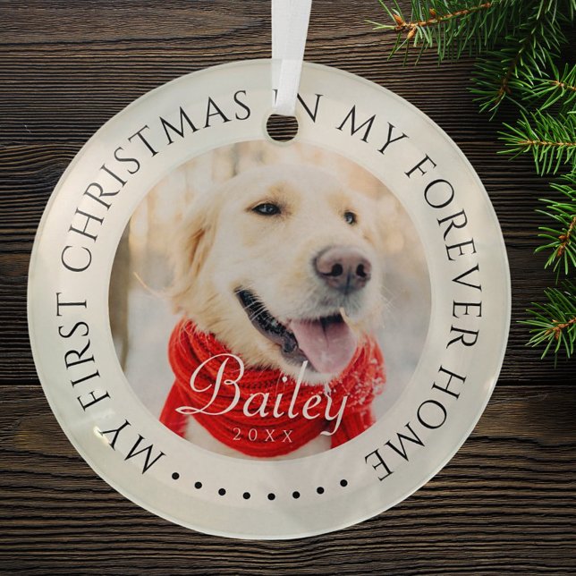 Mein erstes Weihnachtsfest für immer Zuhause Moder Ornament Aus Glas (Von Creator hochgeladen)