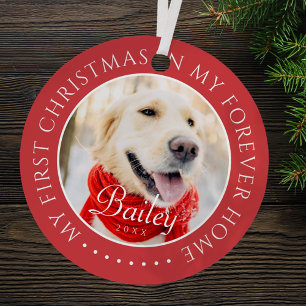 Mein erstes Weihnachtsfest für immer Zuhause Moder Ornament Aus Metall