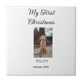 Mein erstes Weihnachtsgebäck mit dem Namen Hunde K Fliese