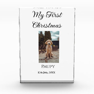 Mein erstes Weihnachtsgebäck mit dem Namen Hunde K Fotoblock