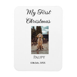 Mein erstes Weihnachtsgebäck mit dem Namen Hunde K Magnet