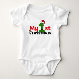 Mein erstes Weihnachtsgeschenk Rot und Grün feierl Baby Strampler