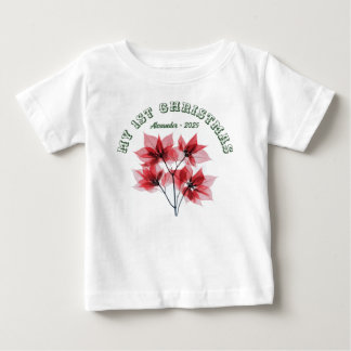 Mein erstes Weihnachtslied in der Poinsettia - Nam Baby T-shirt