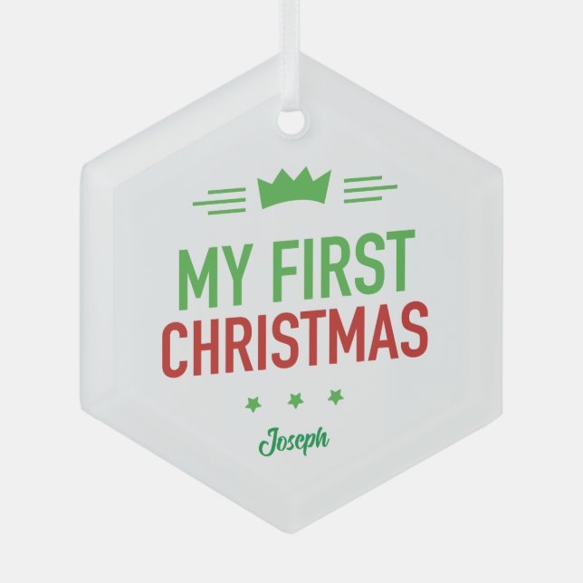 Mein erstes Weihnachtsschmuck (Vorderseite)