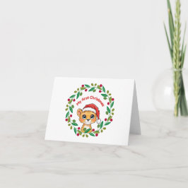 Mein erstes Weihnachtsschmuck Dankeskarte