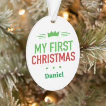 Mein erstes Weihnachtsschmuck