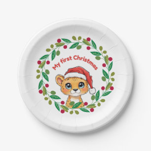 Mein erstes Weihnachtsschmuck Pappteller