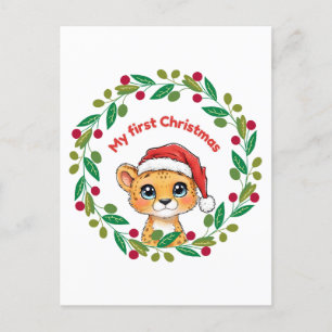 Mein erstes Weihnachtsschmuck Postkarte