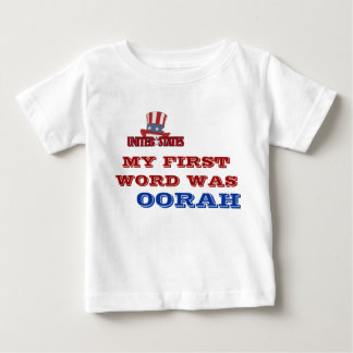 MEIN ERSTES WORT WAR, OORAH BABY T-SHIRT