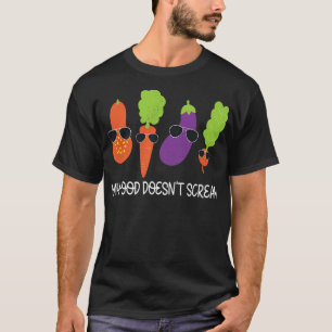 Mein Essen Schrei Vegetarier gehen Vegan Veganismu T-Shirt