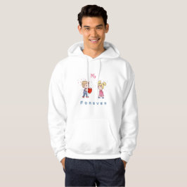 Mein ewig liebender Niedlicher Chibi Couple Hoodie