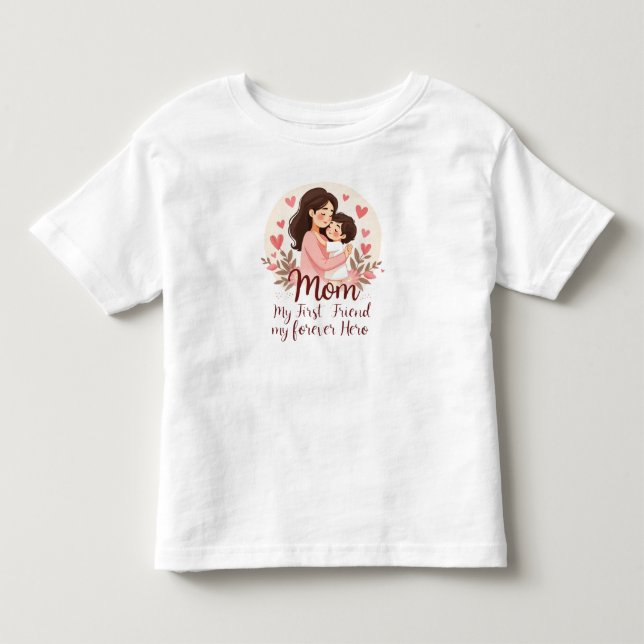 Mein ewiger Held | Design des T - Shirt der Mutter (Vorderseite)
