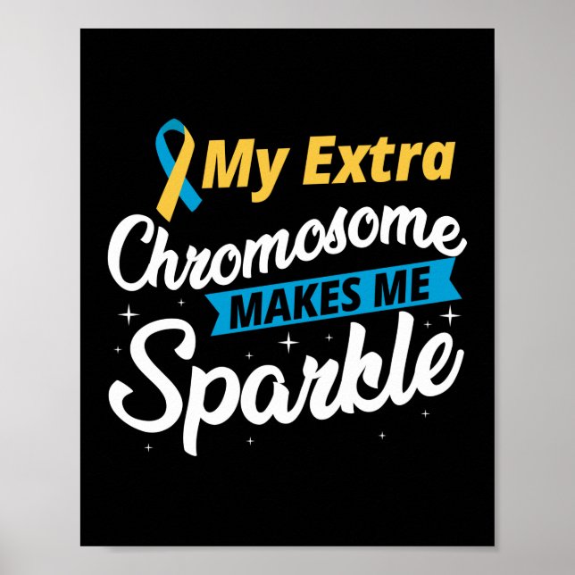 Mein extra Chromosom-Down-Syndrom Poster (Vorne)