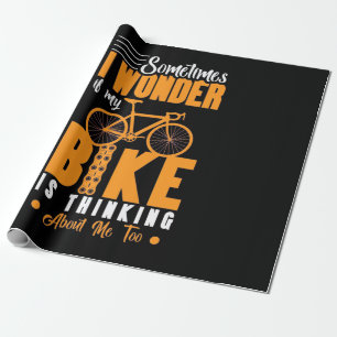 Mein Fahrrad denkt an mich Geschenkpapier