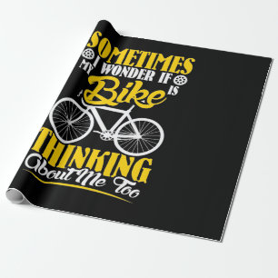 Mein Fahrrad denkt an mich Geschenkpapier