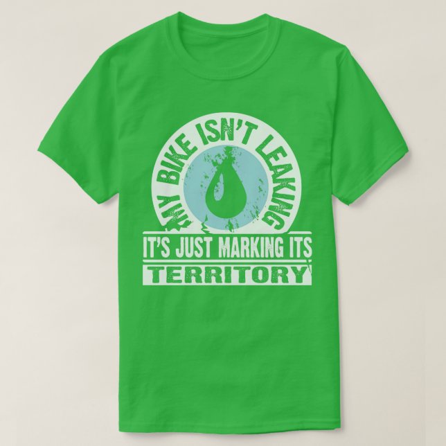 Mein Fahrrad markiert sein Gebiet T-Shirt (Design vorne)