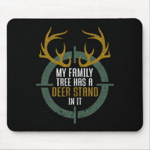 Mein Familienbaum hat einen Hirschstand in der son Mousepad