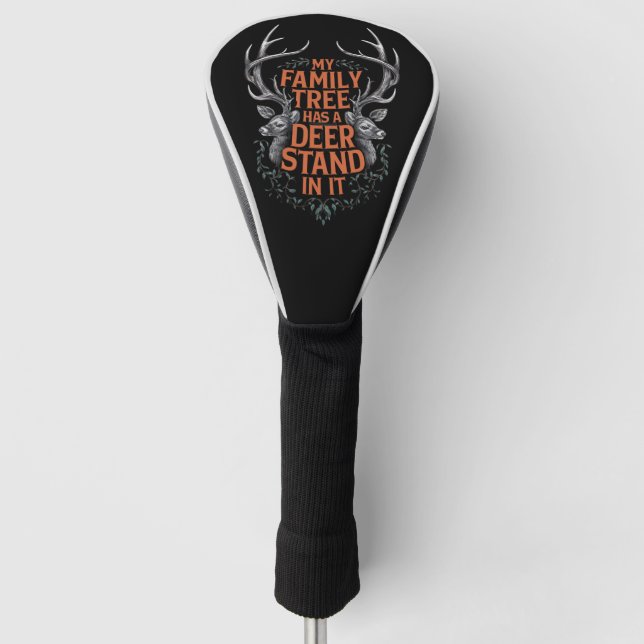 Mein Familienbaum hat einen Hirschständer in der J Golf Headcover (Vorderseite)