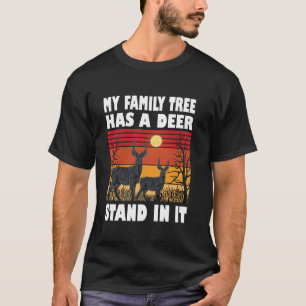 Mein Familienbaum hat einen Hirschständer in seine T-Shirt