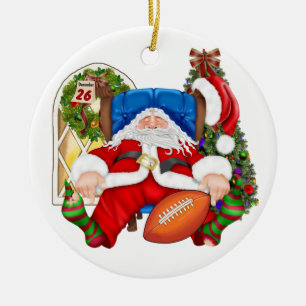 MEIN FAV! Tracy's Football Santa - SRF Keramik Ornament
