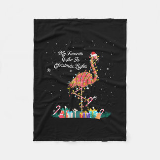 Mein Favorit ist Weihnachtslicht Kostüm Flamingo Fleecedecke