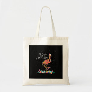 Mein Favorit ist Weihnachtslicht Kostüm Flamingo Tragetasche