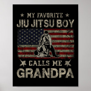 Mein Favorit Jiu Jitsu Boy nennt mich Großvater Va Poster
