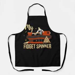 Mein Fidget Spinner Lustige Drehmaschine Holz dreh Schürze