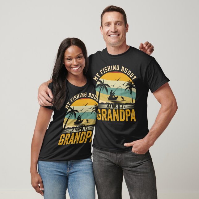 MEIN FISCHEREIHAUSHALT RUFT MICH GRANDPA AN T-Shirt (Unisex)