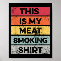 Mein Fleisch Rauchen Shirt Funny Barbeque Smoker G