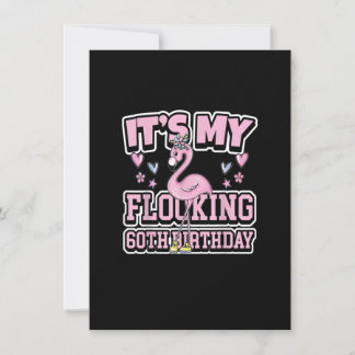 Mein Flocking 60. Geburtstag - 60.Geburtstag Frau Einladung