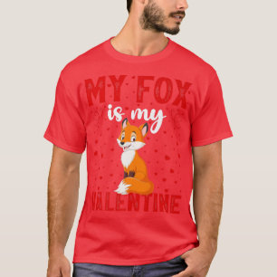 Mein Fo ist meine Valentine Liebe Herz für Valenti T-Shirt