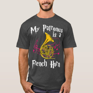 Mein Förderer ist ein französisches Horn-Funny-Mus T-Shirt