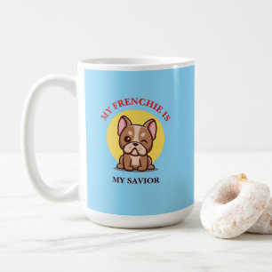 Mein Französchen ist mein Retter süßes French Bull Kaffeetasse