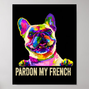 Mein Französisch - Pop Art Spaß Franzose Französis Poster