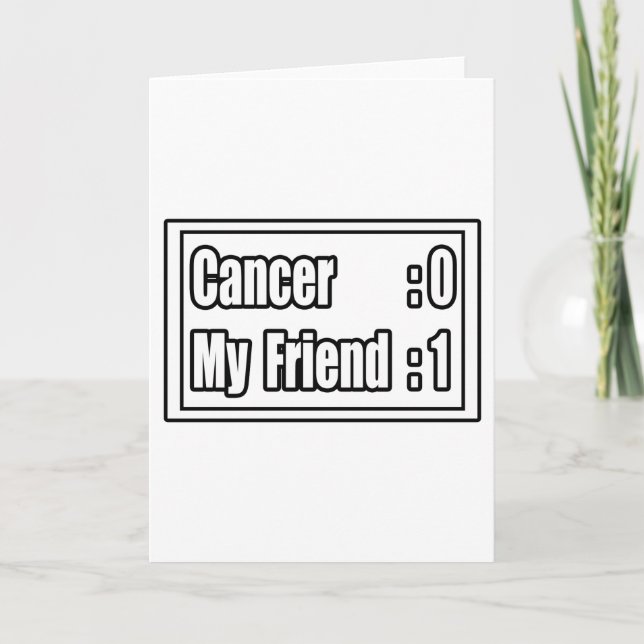 Mein Freund Beat Cancer (Scoreboard) Karte (Vorderseite)
